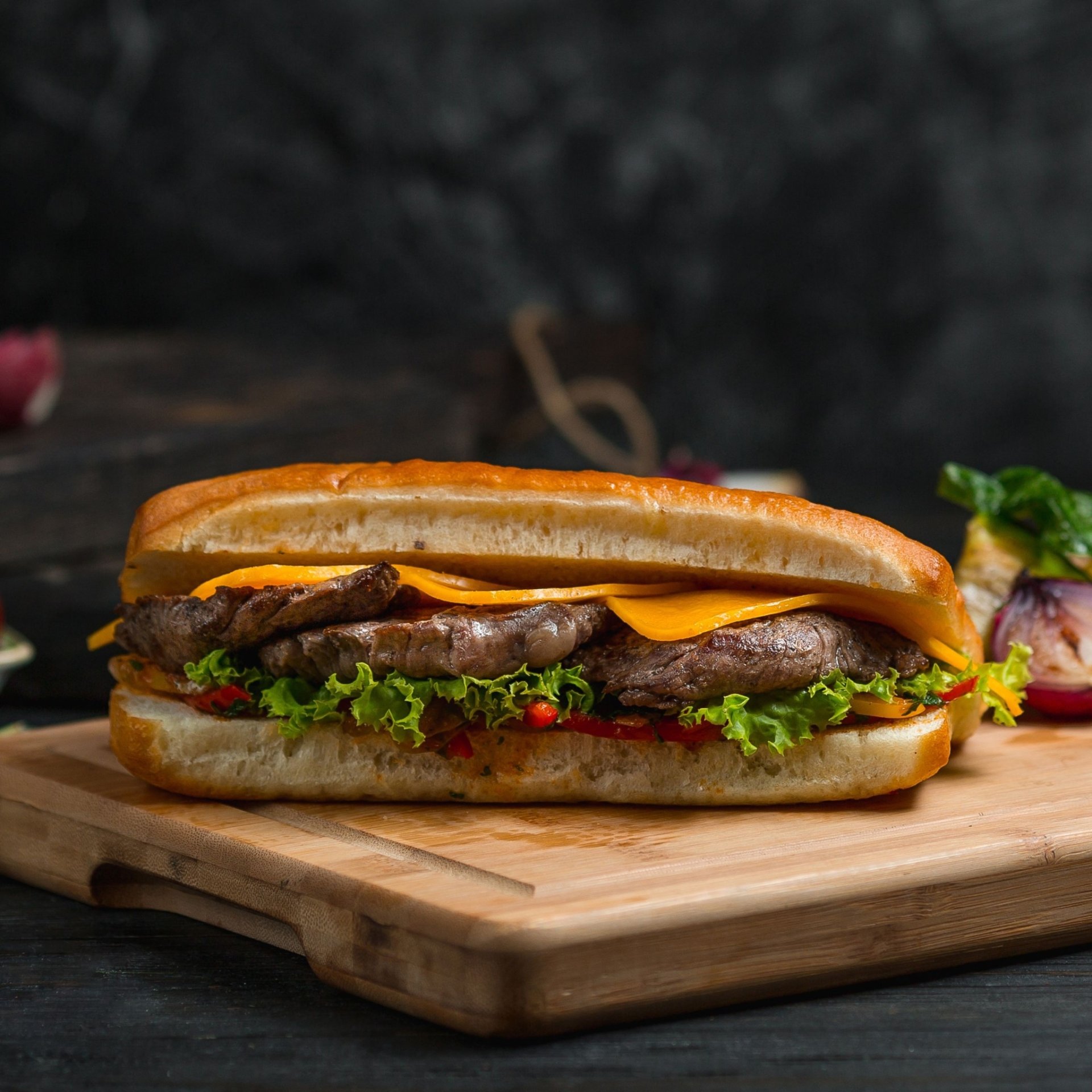 Download Still Life Sandwich Meat Bread Food  PFP