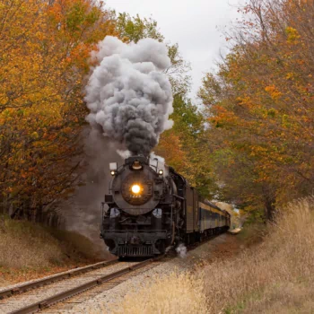railroad vehicle smoke fall locomotive train PFP