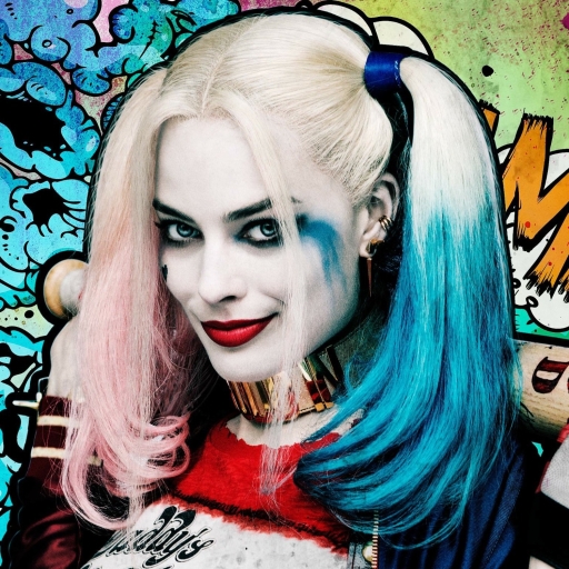 Download DC Comics Blonde Blue Eyes Margot Robbie Harley Quinn Suicide ...