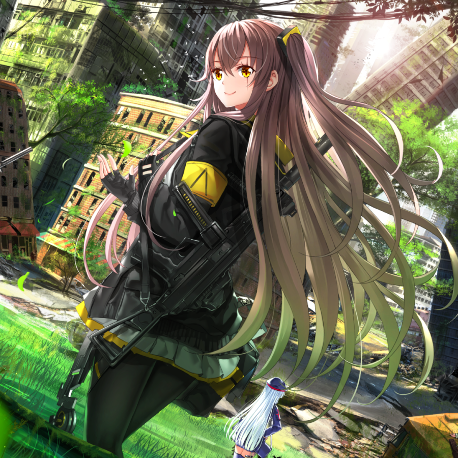 Download UMP45 (Girls Frontline) Video Game Girls Frontline PFP