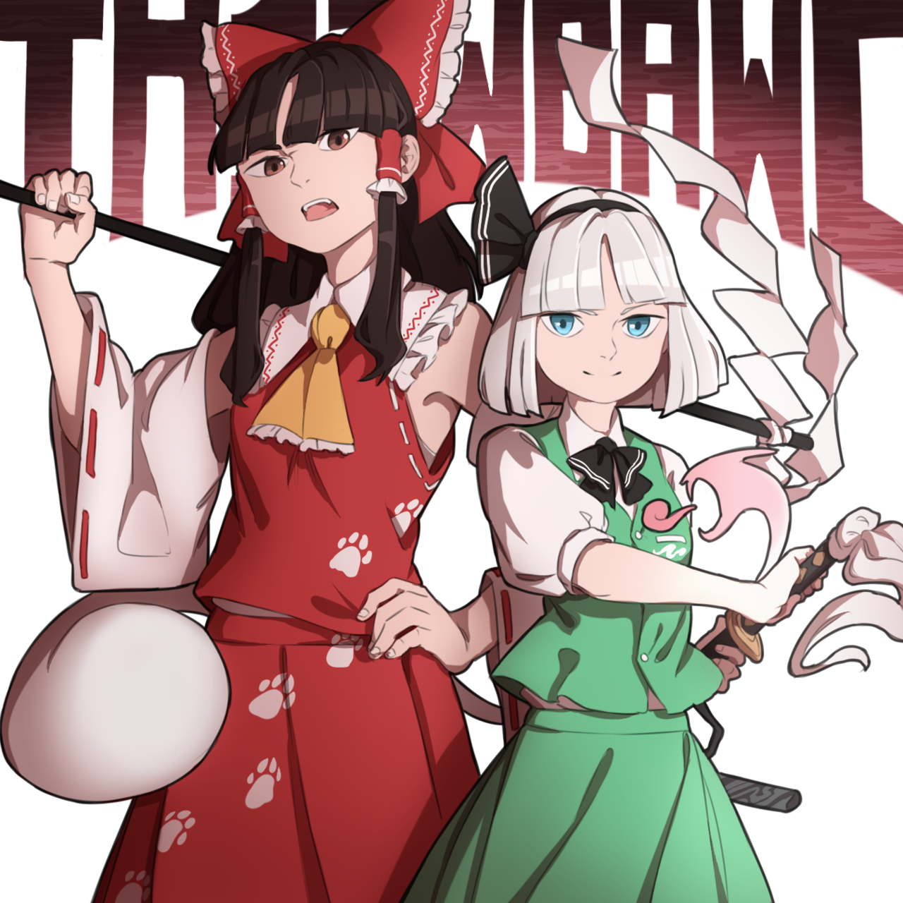 Download Youmu Konpaku Reimu Hakurei Anime Touhou PFP