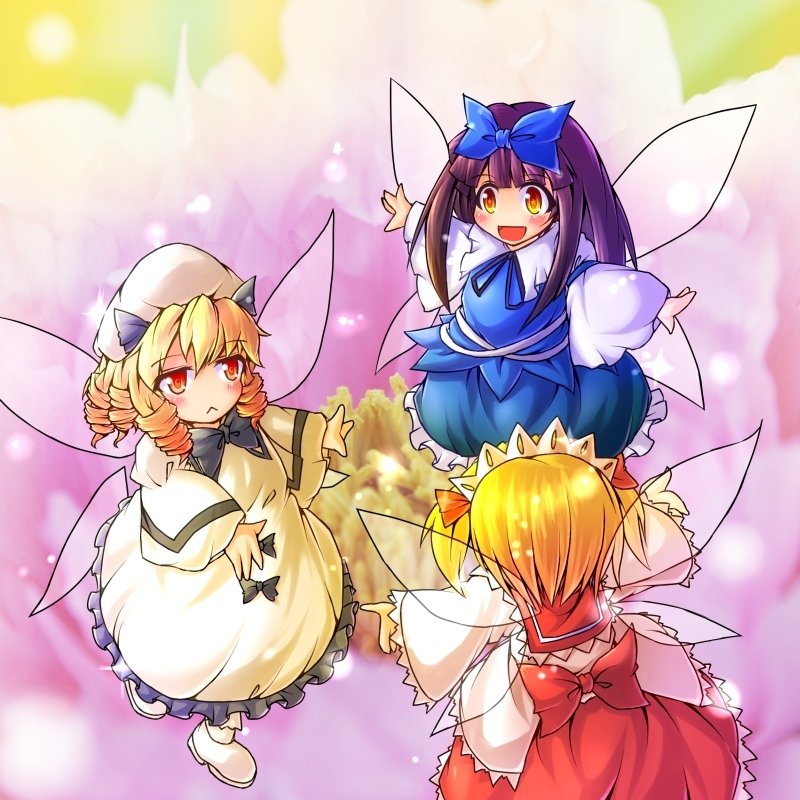 Download Star Sapphire Sunny Milk Luna Child Anime Touhou PFP