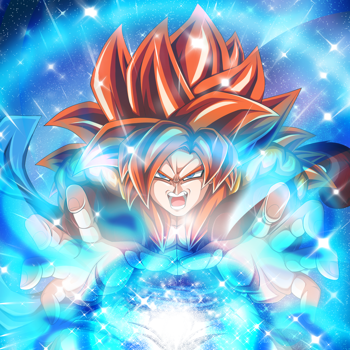 View, Download, Rate, and Comment on this Gogeta SSJ4 pfp.