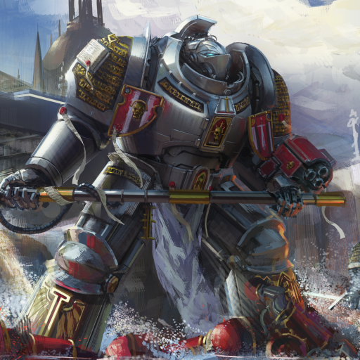Download Futuristic Armor Warrior Warhammer 40k Video Game PFP by hammk