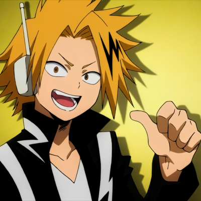 Download My Hero Academia Denki Kaminari Anime PFP by Sanoboss