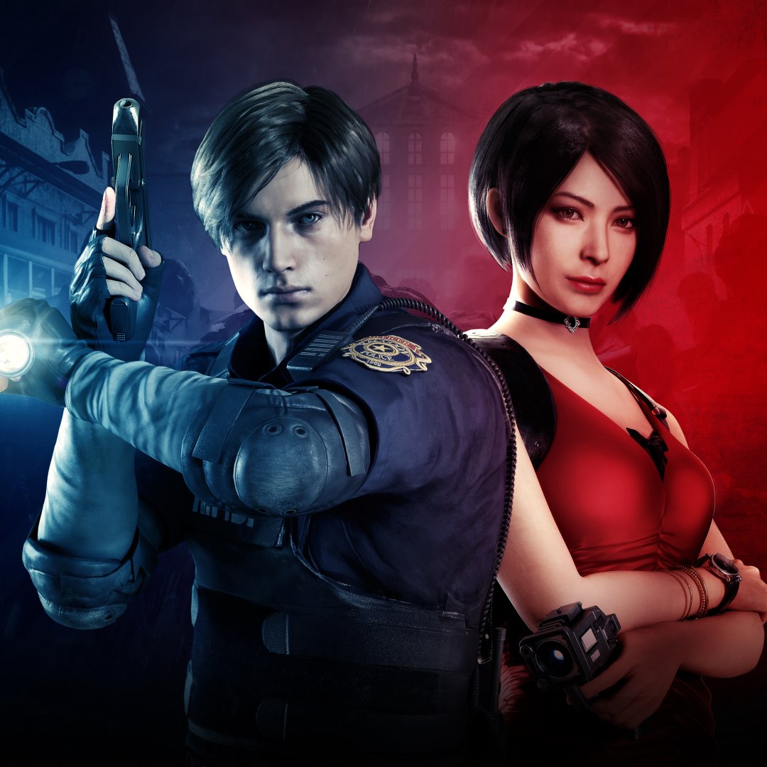 Download Ada Wong Leon S. Kennedy Resident Evil 2 (2019) Video Game PFP