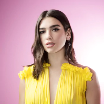 English brown eyes brunette singer Dua Lipa music PFP
