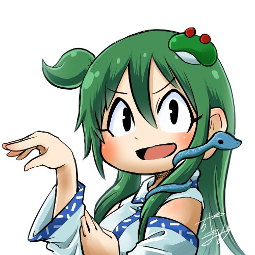 Download Sanae Kochiya Anime Touhou PFP