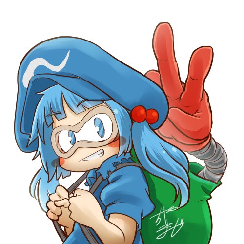 Download Nitori Kawashiro Anime Touhou PFP