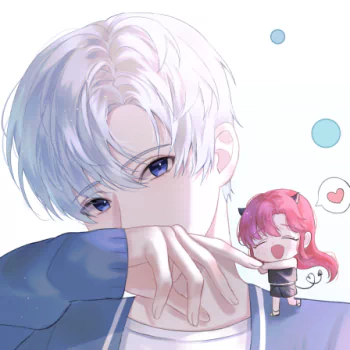 white hair blue eyes Anime couple anime couple PFP