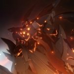 A stylized profile photo featuring an intense scene from the video game Xenogears, highlighting a dramatic figure with glowing elements against a dark backdrop.