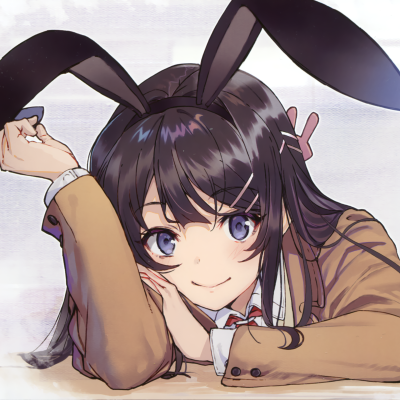 Rascal Does Not Dream of Bunny Girl Senpai Pfp by しらび