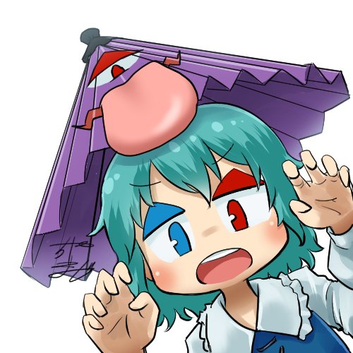 Download Heterochromia Kogasa Tatara Anime Touhou PFP
