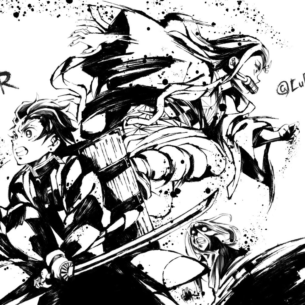 Download Nezuko Kamado Tanjiro Kamado Anime Demon Slayer: Kimetsu No Yaiba PFP