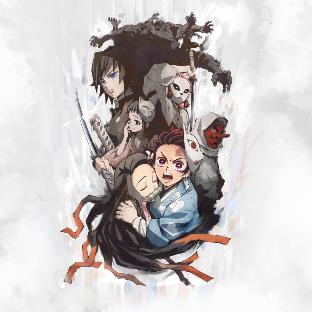 Anime-style forum avatar featuring Tanjiro and Nezuko Kamado from Demon Slayer: Kimetsu no Yaiba, surrounded by other characters in dynamic, detailed poses.