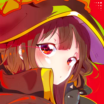 blush red eyes face KonoSuba Megumin (KonoSuba) Anime KonoSuba - God’s blessing on this wonderful world!! PFP
