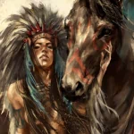 artistic native american PFP