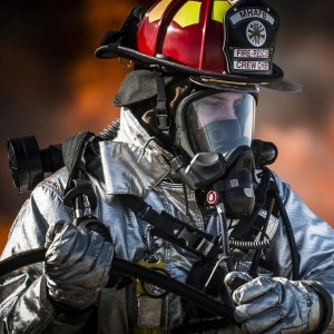 Fire rescue crew chief by Sgt. Samuel Morse