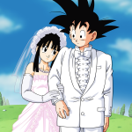 Goku and Chi-Chi Marriage by Nostal