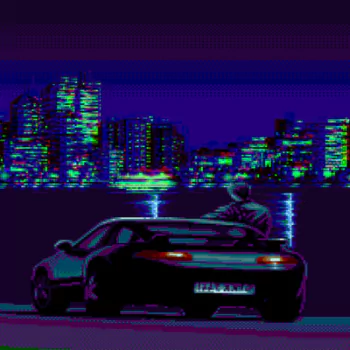 retrowave chillwave aesthetic artistic retro PFP