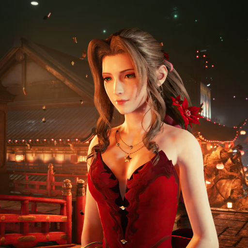 Download Aerith Gainsborough Final Fantasy VII Remake Final Fantasy Video Game PFP