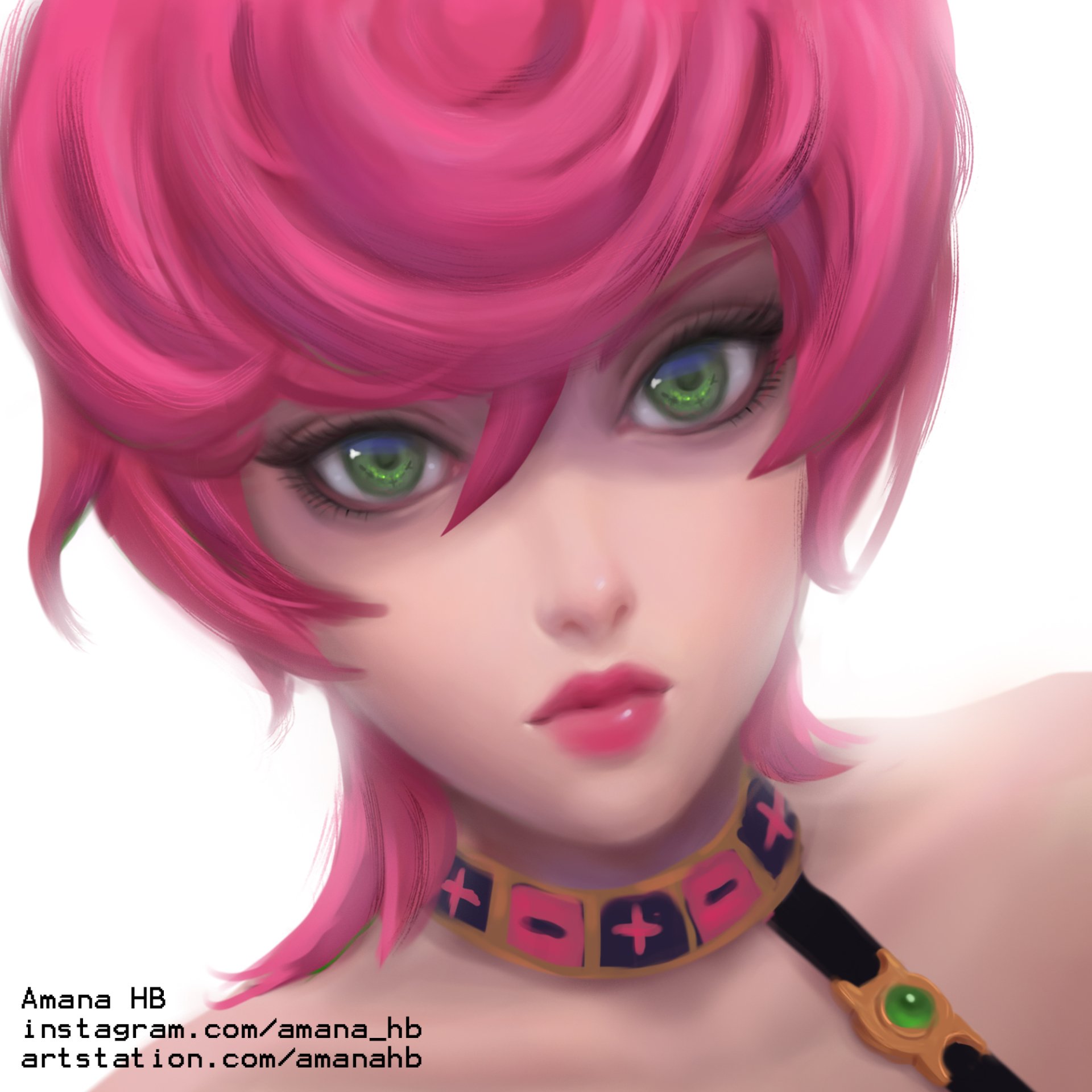 trish una fanart jjba vento aureo by Amana_HB