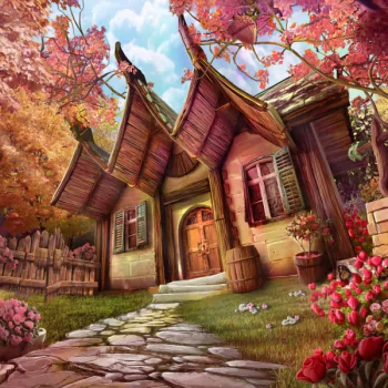  Fantasy House in the Forest by Uros Banjesevic