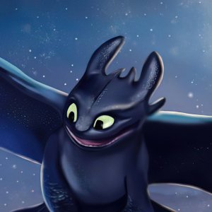 Download Toothless (How To Train Your Dragon) Dragon How To Train Your Dragon: The Hidden World How To Train Your Dragon Movie PFP