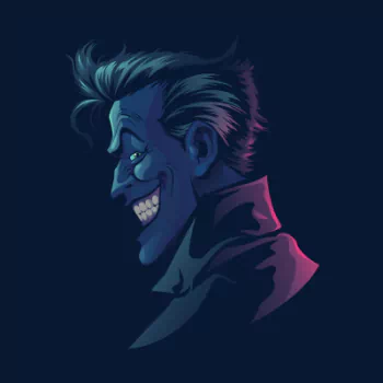 minimalist DC Comics Joker Comic Comics Minimalist PFP