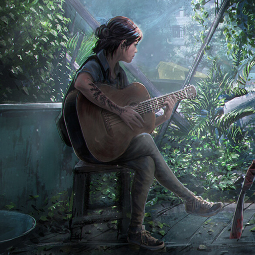 Ellie Playing the Guitar by 라이트박스 LightBox