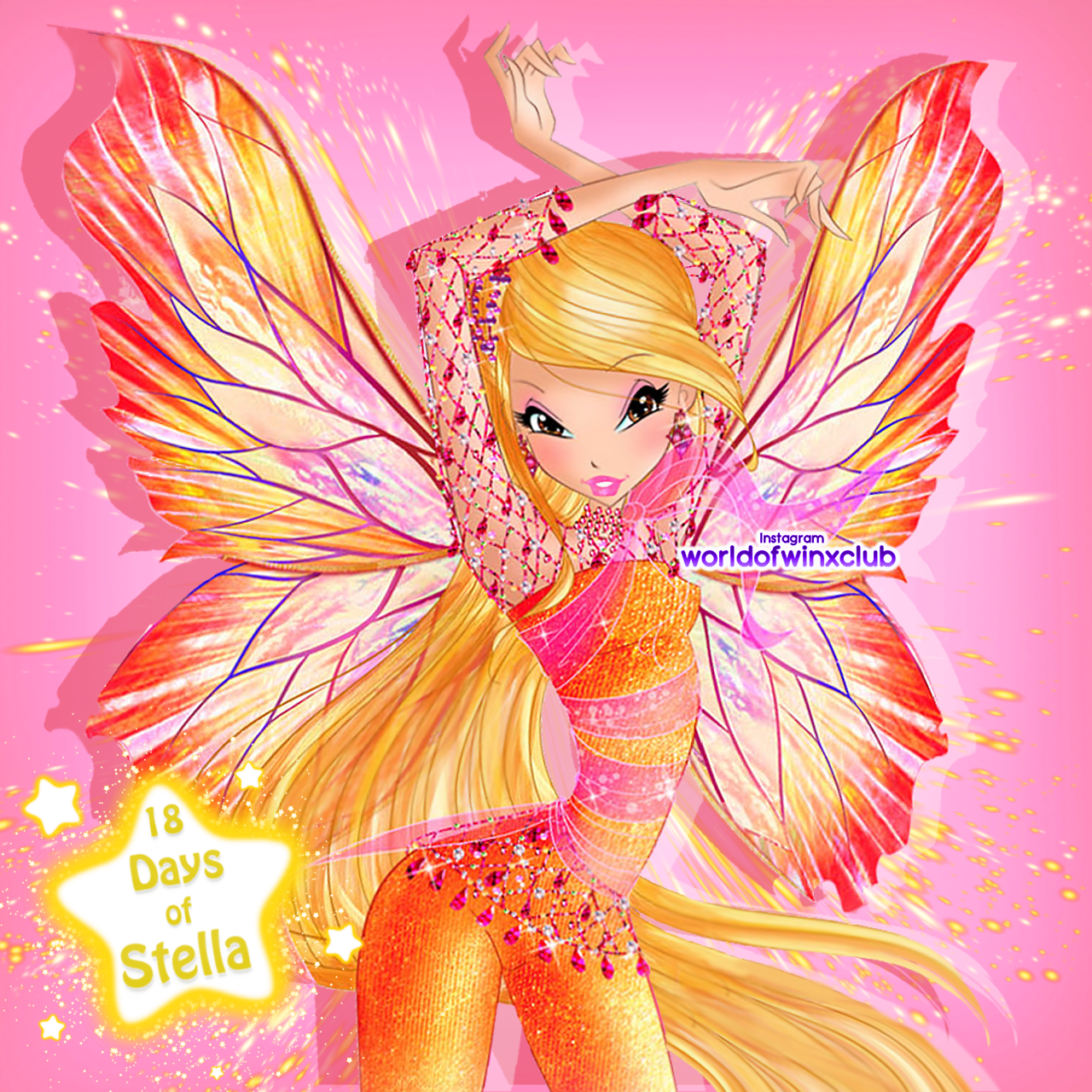 Download Wings Blonde Fairy World Of Winx Stella (Winx Club) TV Show PFP