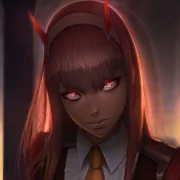 Zero Two (Darling in the FranXX) Anime Darling in the FranXX PFP