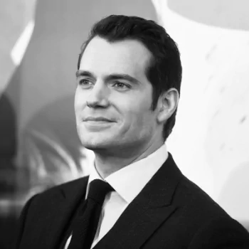 Black & White British actor Henry Cavill Celebrity PFP
