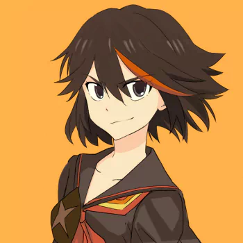 two-toned hair Ryūko Matoi Anime Kill La Kill PFP