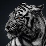 Animal white tiger PFP