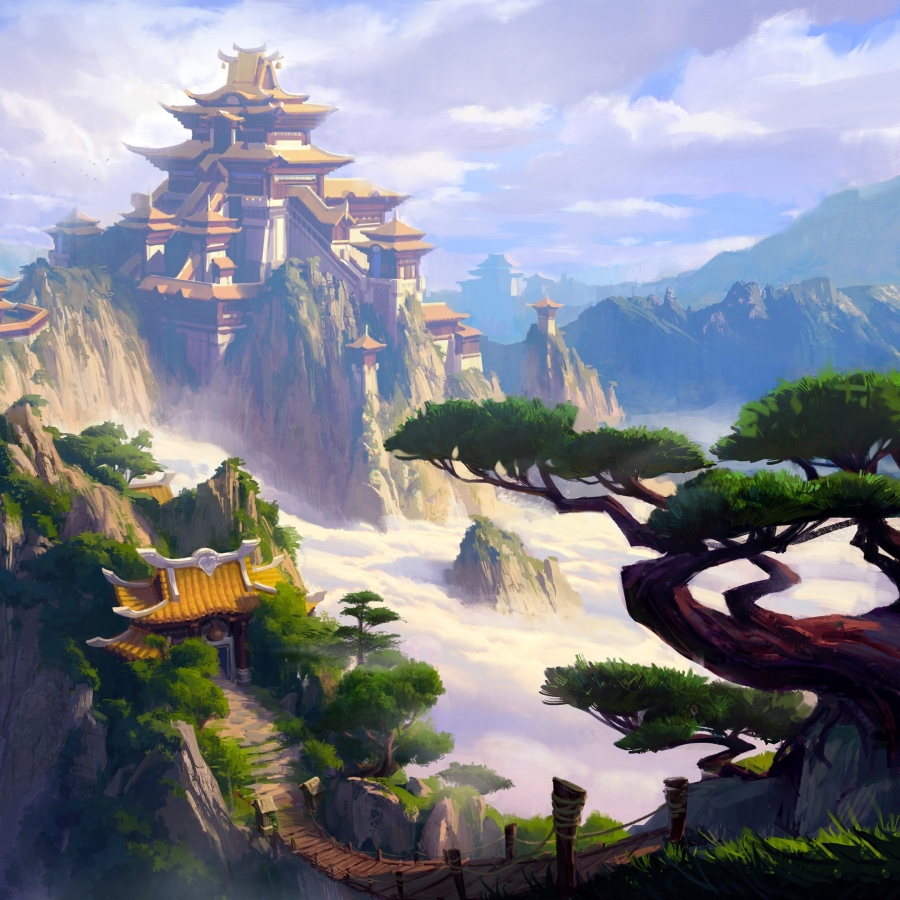 Fantasy Landscape by dawnpu