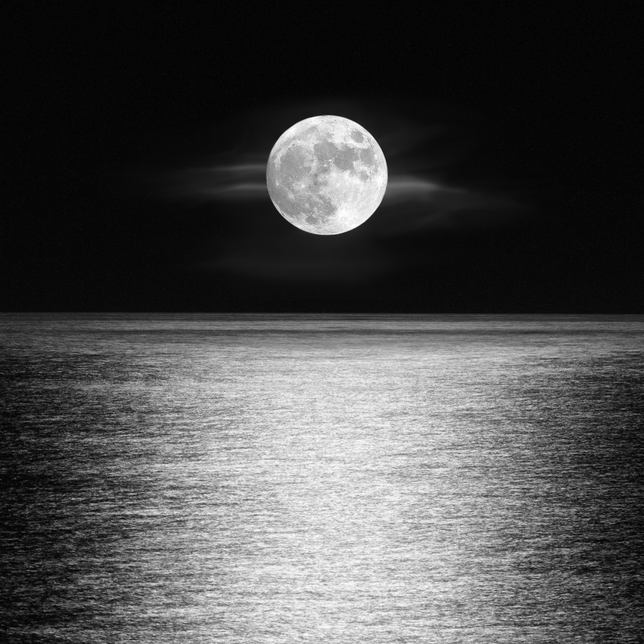 Moonlight over the Ocean by Antonio Angel Lopez Granados