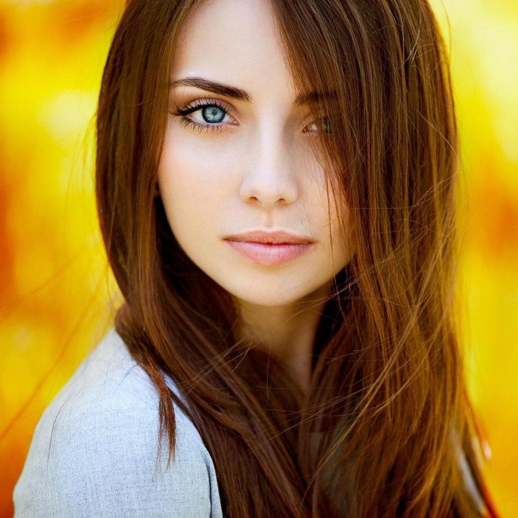 Download Brunette Blue Eyes Face Model Woman Pfp By Ann Nevreva