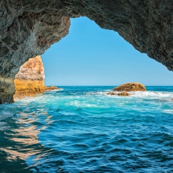 Ocean Cave in Portugal