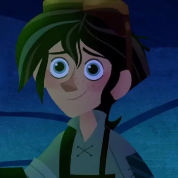 two-toned hair black hair goggles Tangled smile Varian (Tangled) TV Show Tangled: The Series PFP