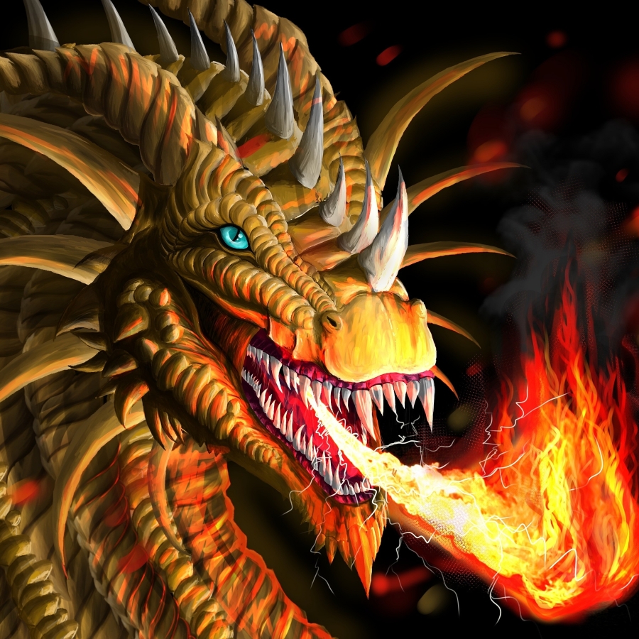 Fire-Breathing Dragon by Melanie Edmonds
