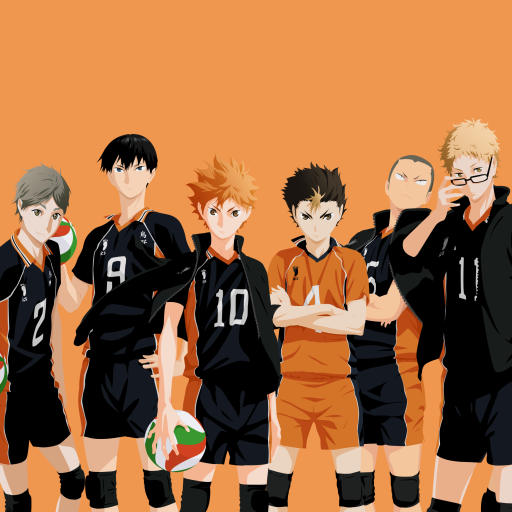 Haikyuu!! - Karasuno Team by Thomas V. Kristiansen