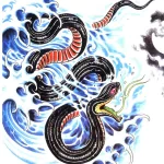 snake tattoo artistic PFP