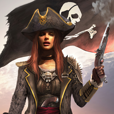 Fantasy Pirate Pfp by Mert Genccinar