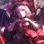 Download Hat White Hair Bow (Clothing) Dress Red Eyes Short Hair Touhou Remilia Scarlet Anime  PFP by ryosios