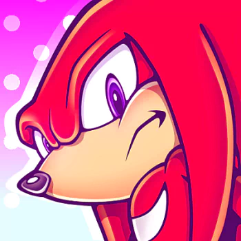 purple eyes Knuckles the Echidna video game Sonic the Hedgehog PFP