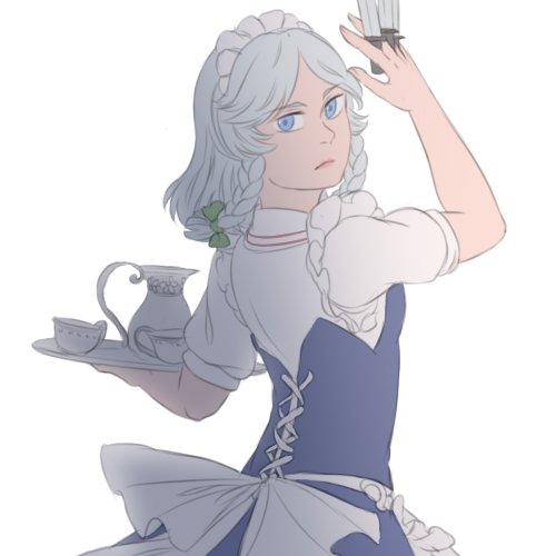 Download Sakuya Izayoi Anime Touhou PFP