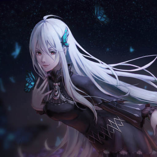 Download White Hair Long Hair Re:Zero - Starting Life In Another World ...