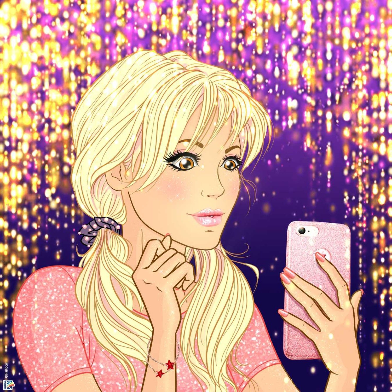 Download Phone Blonde Winx Club Stella (Winx Club) TV Show PFP