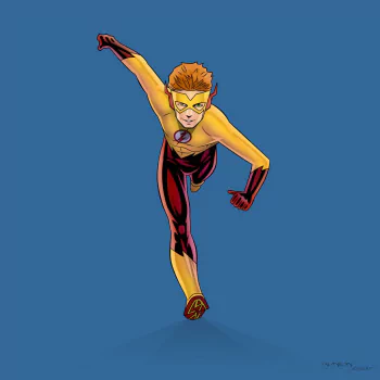 DC Comics Kid Flash Bart Allen Comic PFP